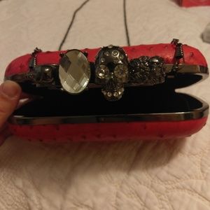 Alexander McQueen Chrome Knuckles & Skull Bag